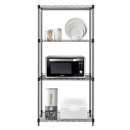 ชั้นวางของ 4 ชั้น INNHOME รุ่น Z4 ขนาด 56 ซม. สีดำ_5